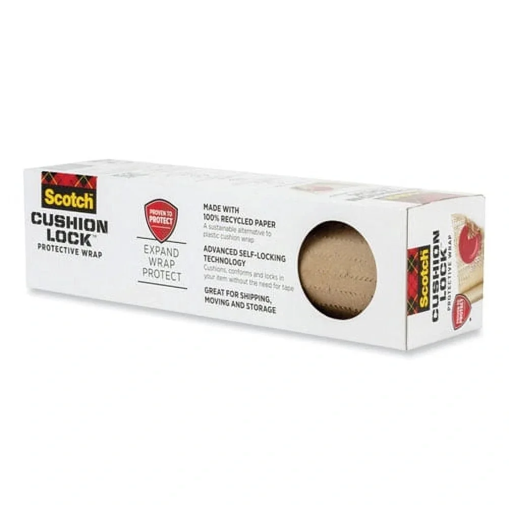 SCOTCH Set of 2 Rolls Cushion Lock Protective Wrap 30ft